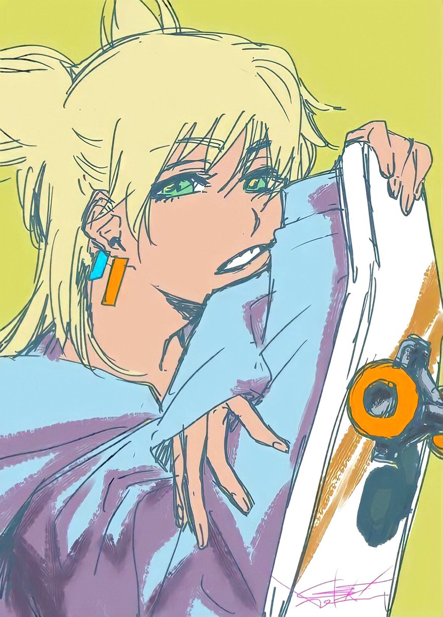 Ichigo and Ninny really love skateboarding huh