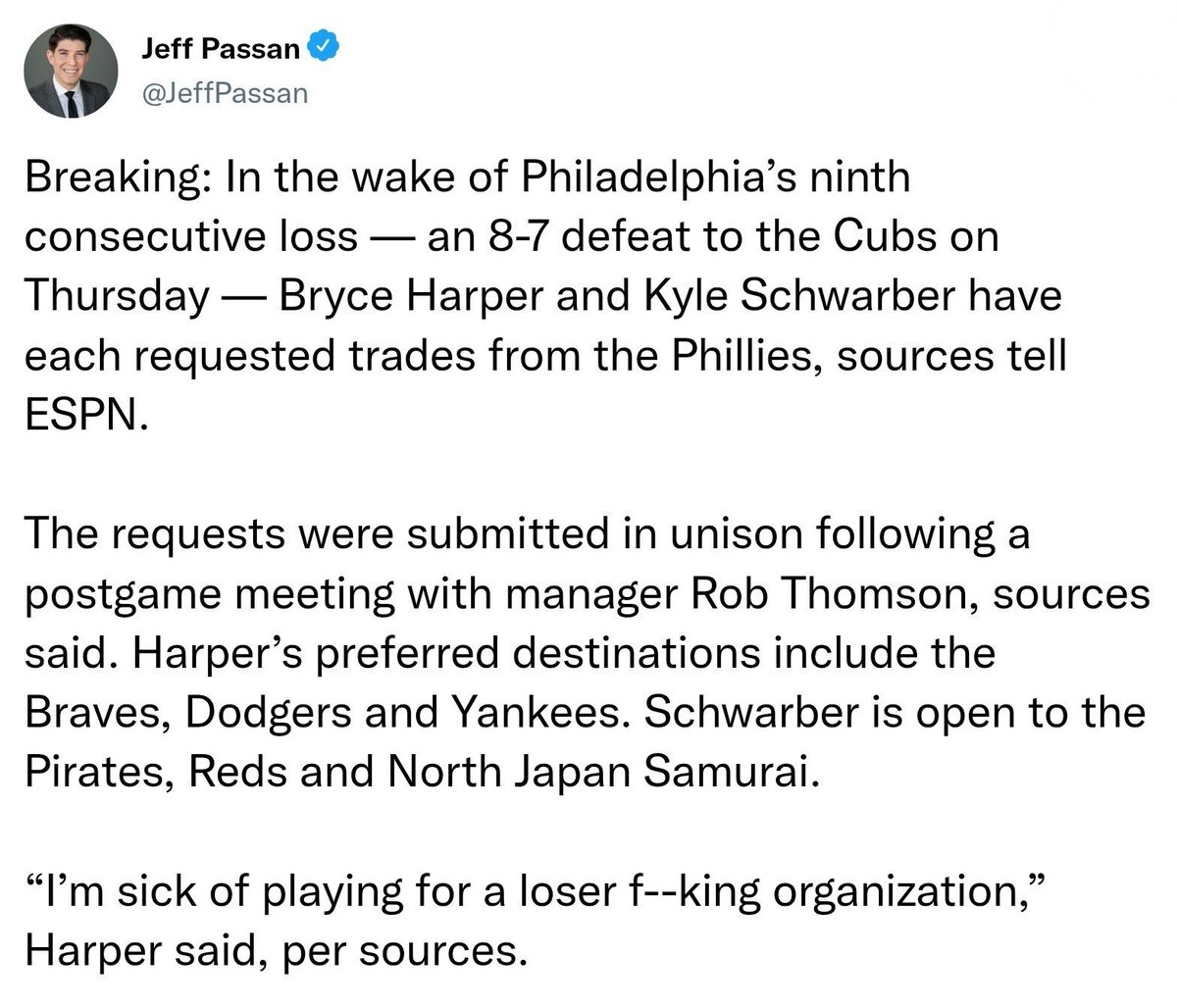 (Parody) FAX Sports: MLB tweet media