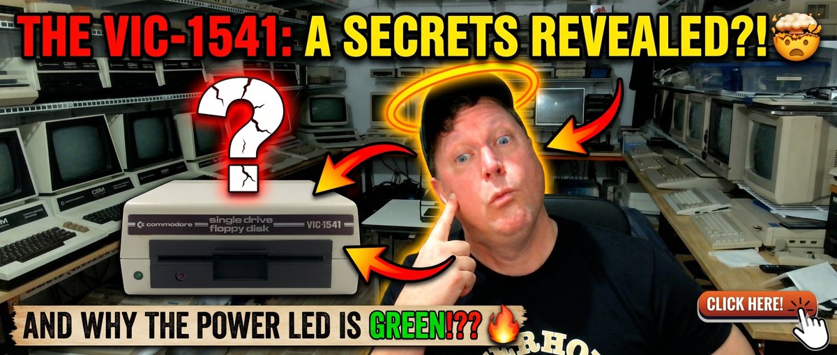 commodoreihs's tweet photo. Few things in life irritate me more than clickbait YouTube thumbnails where there's some catchy hook text to lure you in and some moron with an exaggerated confused or surprised look on his face pointing at something, so as an Easter egg at the end of a recent YouTube video, I showcased a few farcical clickbait thumbnails I created. In these images, I am the moron I despise, and no, there's no link to a YouTube video. I assure you I'm not trying to clickbait you here.