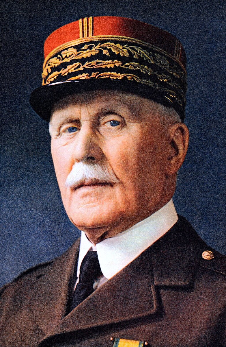 URDailyHistory's tweet image. 26 April 1945: Marshal Henri Philippe Petain, the head of France's #Vichy government during World War II, is arrested, charged and convicted of treason. He was a hero of World War I, but was a Nazi collaborator during World War II. #History #OTD #WW2 #ad amzn.to/3azLEi5