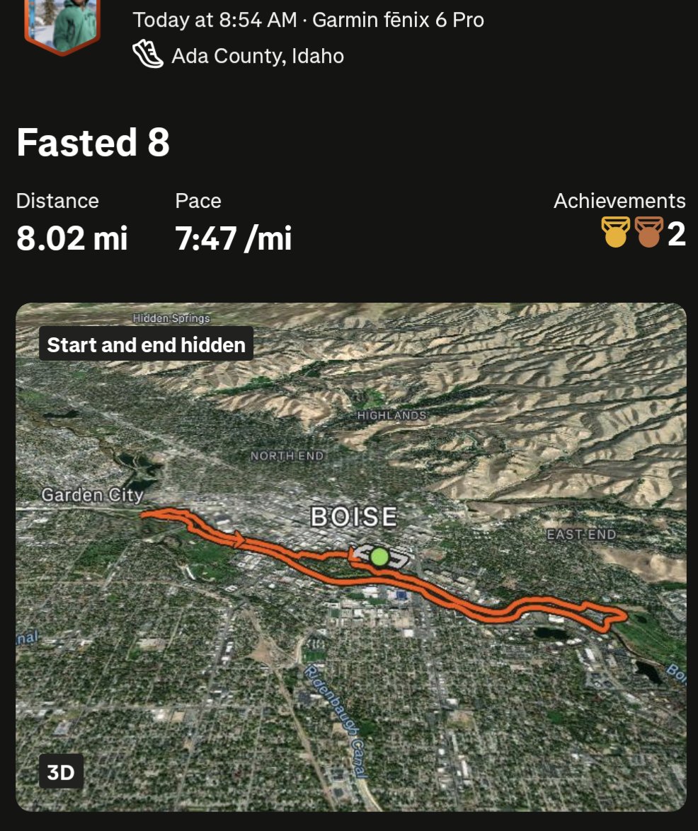 MKhaoS86's tweet image. Had stuff to get done early before starting the partial install of flooring in the van in the afternoon, so figured a fasted run would be worth it if I got a fat breakfast burrito afterward. Not a bad morning for it 🤙

#running #trailrunning