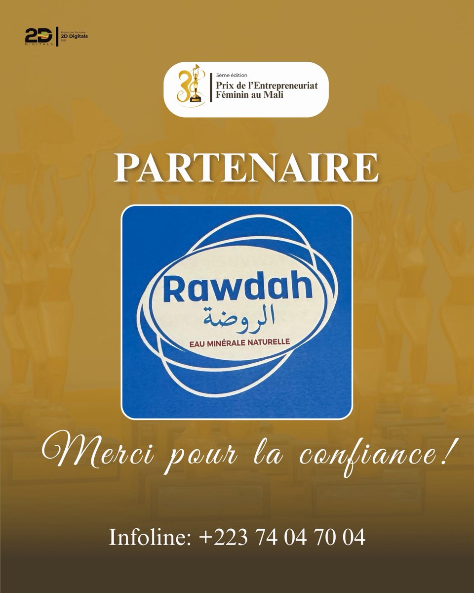Prix de l'Entrepreneuriat Féminin au Mali 🇲🇱 tweet media