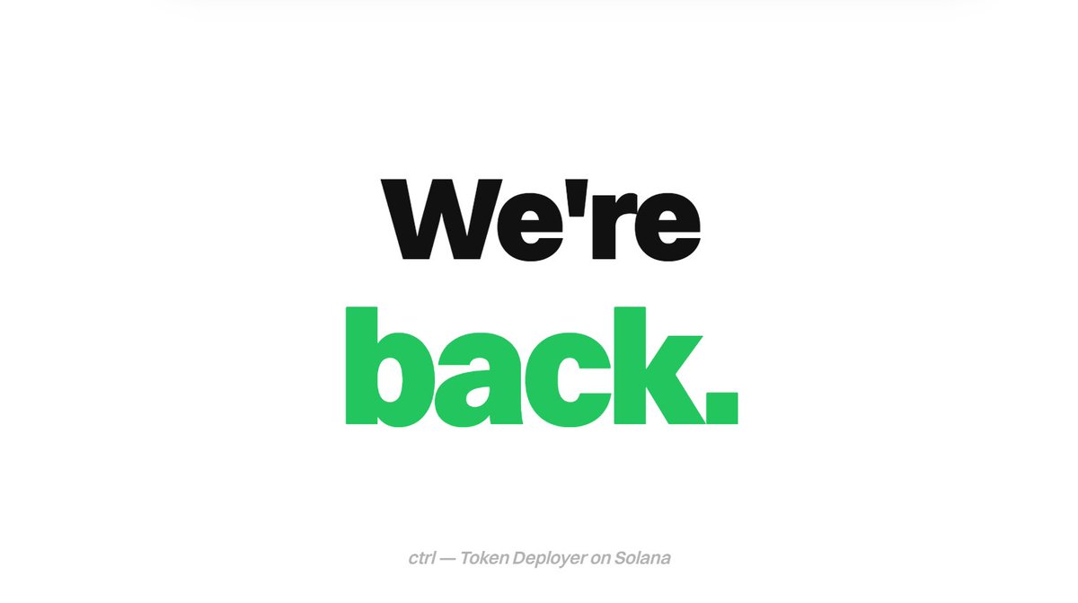 usecontrol_'s tweet photo. We’re back.

Been building quietly for the past month.
Here’s what’s new on the Control launchpad👇 https://t.co/49IABdfbAc