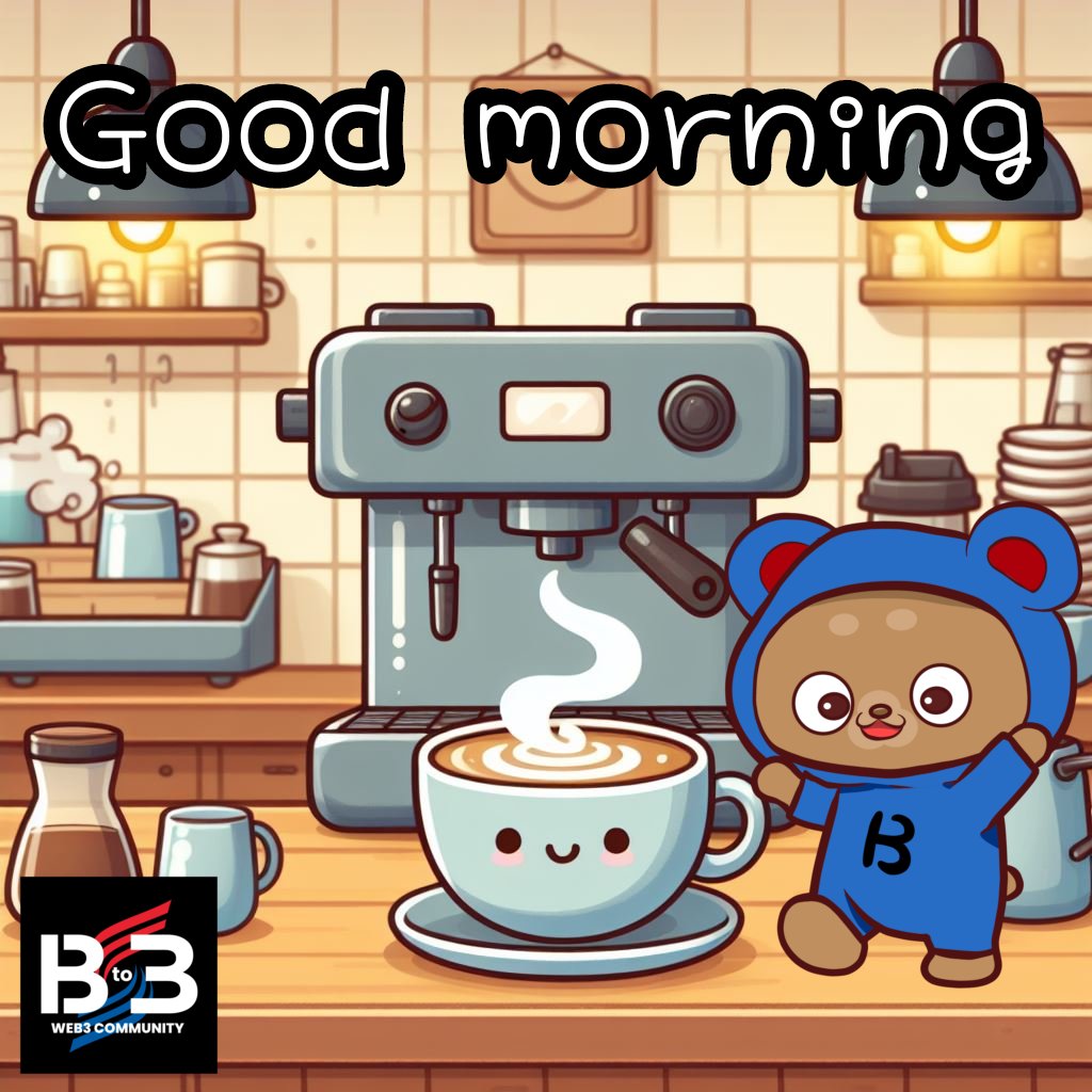 rz32g's tweet image. おはようございます🥰 
みなさま今日もhappyな一日を🍀 

寒いから温かい飲み物で
ほっとしよ☕

＠B_to_3 #NFTs #Web3Community