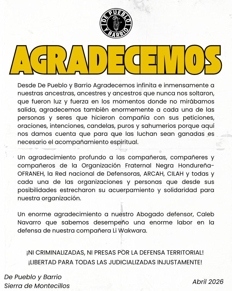 Seguiremos luchando, seguiremos denunciando su abuso de poder y autoridad, no nacimos para arrastrar las cadenas que quieren ser impuestas sobre nuestros pies, manos, cabezas, pensamientos y territorios.  
 
¡Que viva la autonomía! 
¡Que viva la organización comunitaria!