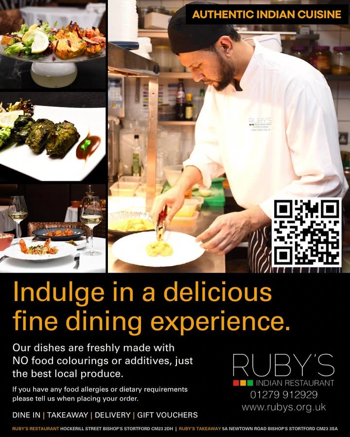 RubysIndian's tweet image. 😋 Indulge in a delicious fine dining experience with beautifully prepared Indian dishes, full of rich, authentic flavours🌶️🍛

 Dine In | Takeaway | Delivery
🔗 rubys.org.uk

#RubysRestaurant #FineDining #FreshIngredients #BishopsStortford