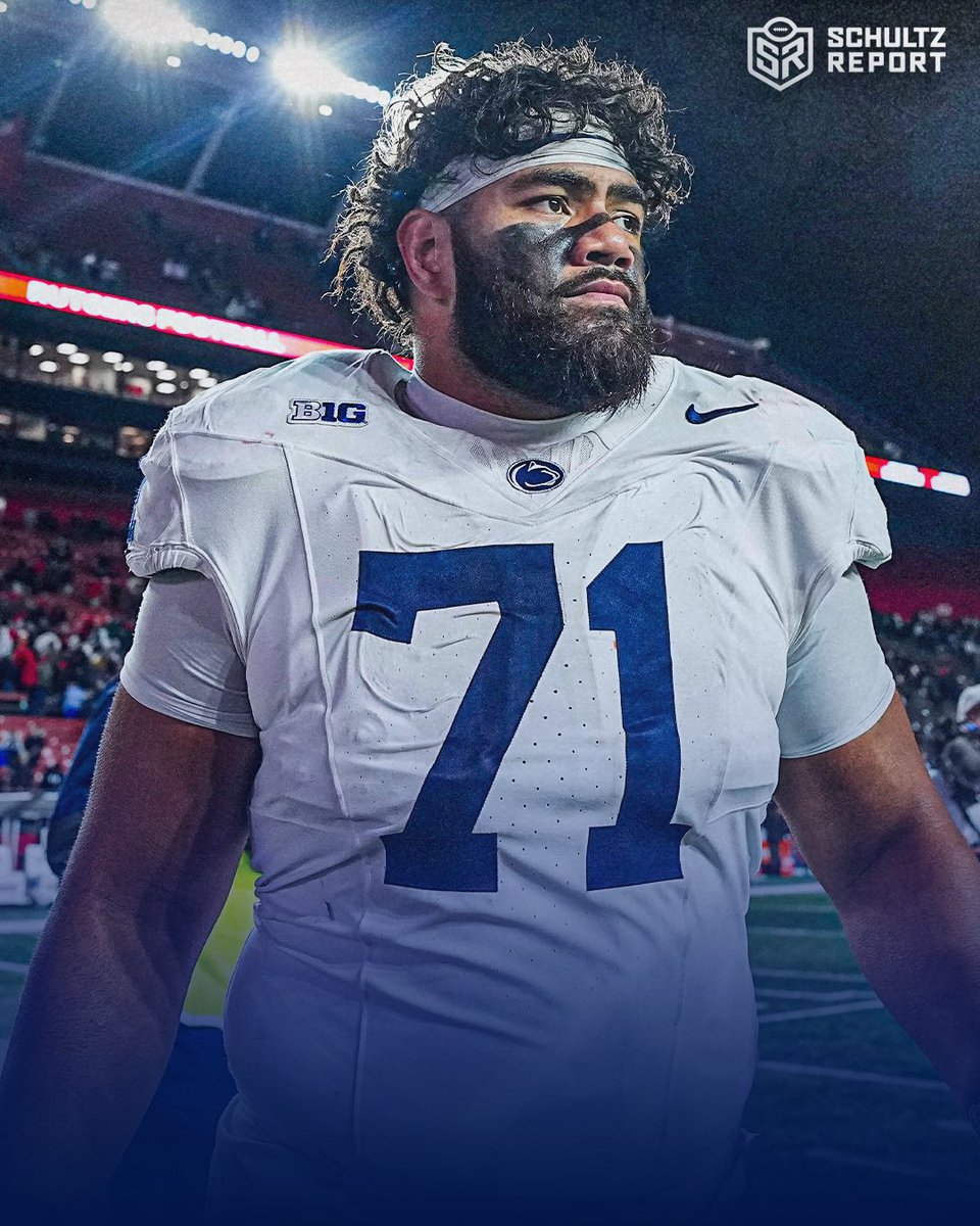 Schultz_Report's tweet image. Penn State G Olaivavega Ioane is expected to be one of the first linemen taken in tonight’s first-round and he could go as high as No. 10, with a floor in the mid-to-late teens.

“One of the safer prospects in this draft,” one assistant GM said.