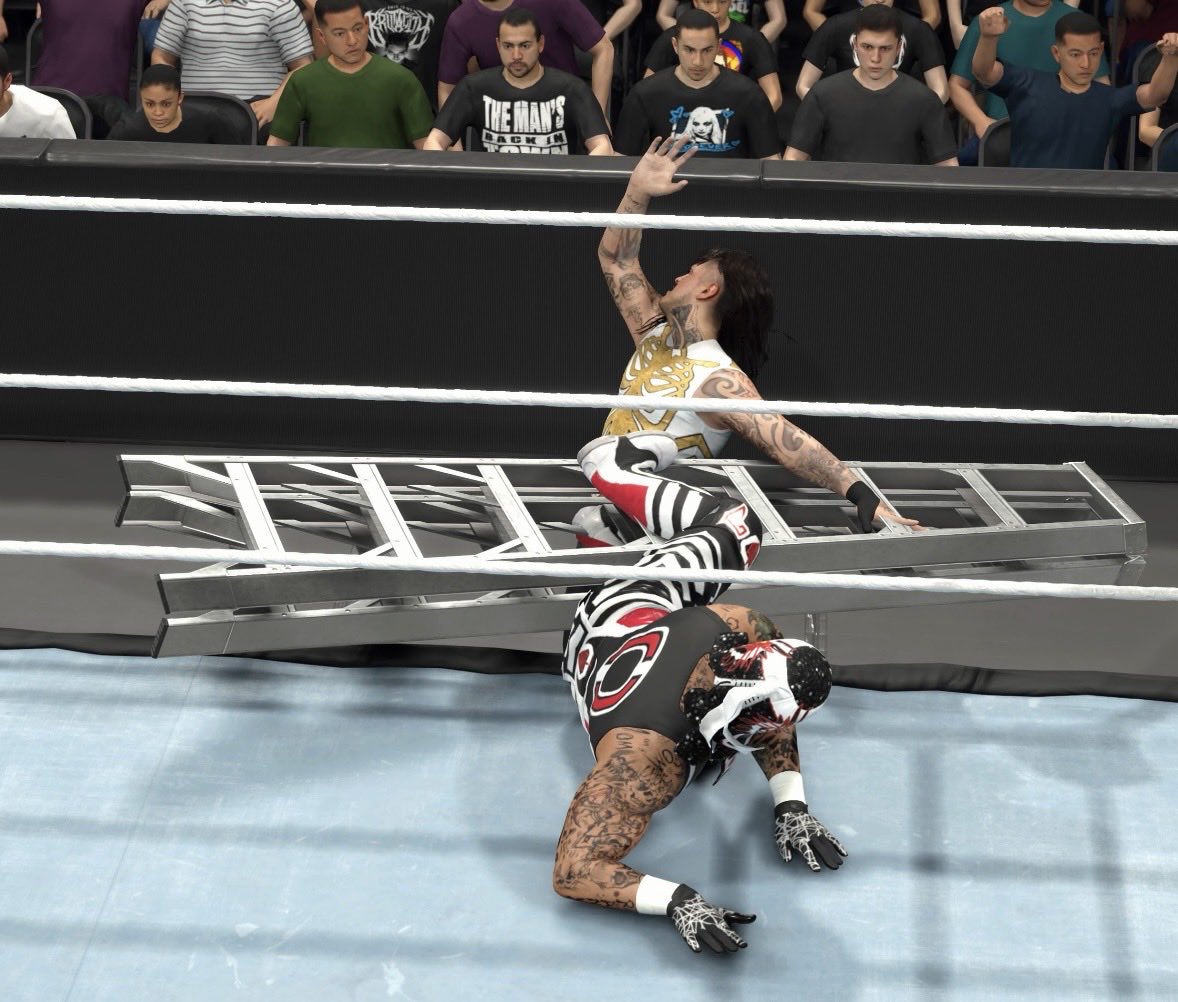 bigbadkitch's tweet image. #penta wins a ladder match to become new intercontinental champion at #eliminationchamber 

Follow my #wwe2k26 universe mode here ⬇️ 

facebook.com/share/1GkfLaXm…

#wweraw