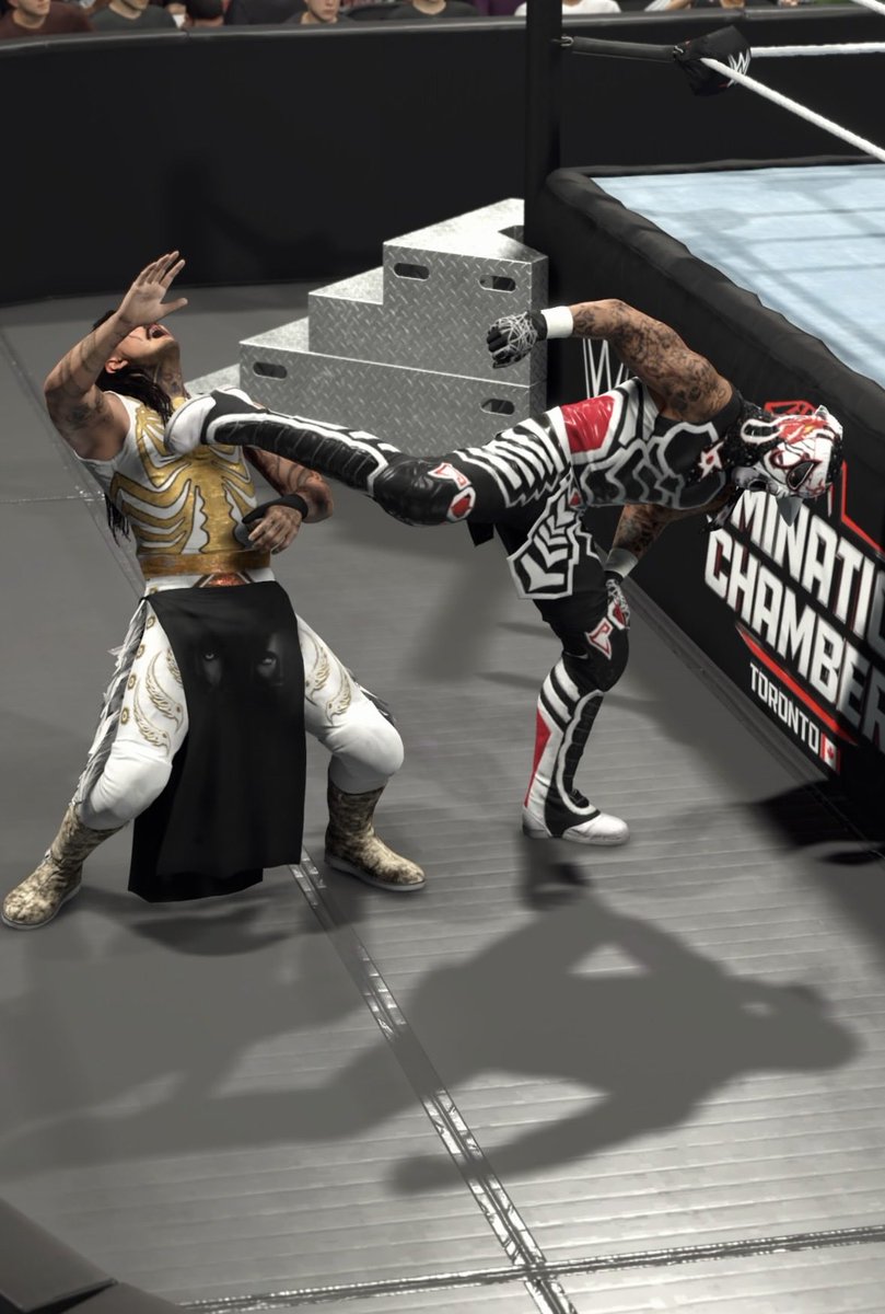 bigbadkitch's tweet image. #penta wins a ladder match to become new intercontinental champion at #eliminationchamber 

Follow my #wwe2k26 universe mode here ⬇️ 

facebook.com/share/1GkfLaXm…

#wweraw