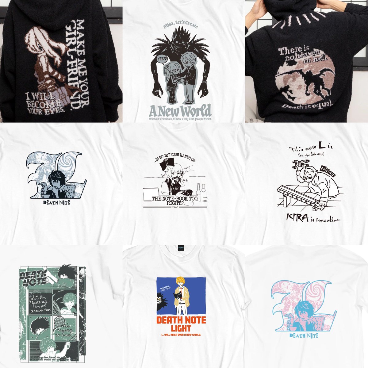 AIR TWOKYO POP UP STORE 明日4/24（金）より店舗にてDEATH NOTE全商品