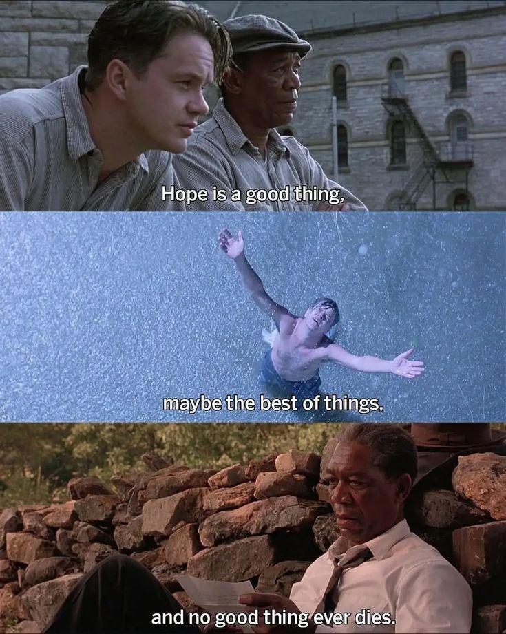 HiCritiqHillary's tweet image. 1994 was just something else, imagine that year in Cinema eating 🍿 watching this. #TheShawshankRedemption