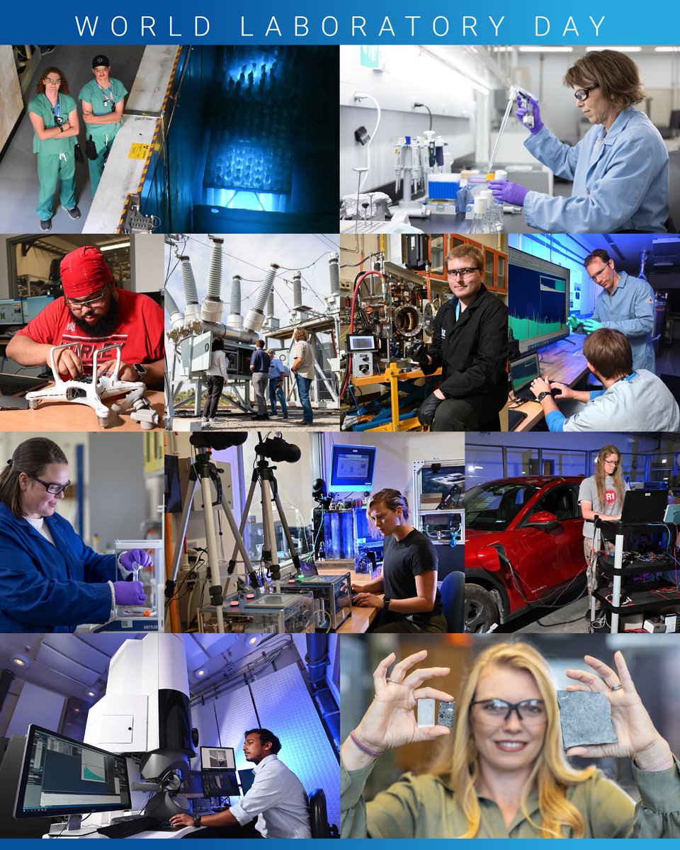 INL's tweet image. .@INL's diverse scientific expertise, equipment &amp;amp; #research across #nuclear energy, #NationalSecurity &amp;amp; integrated #energy support advancing human knowledge to make a safer, cleaner world with a higher standard of living for all.🙌
 
inl.gov
 
#WorldLaboratoryDay
