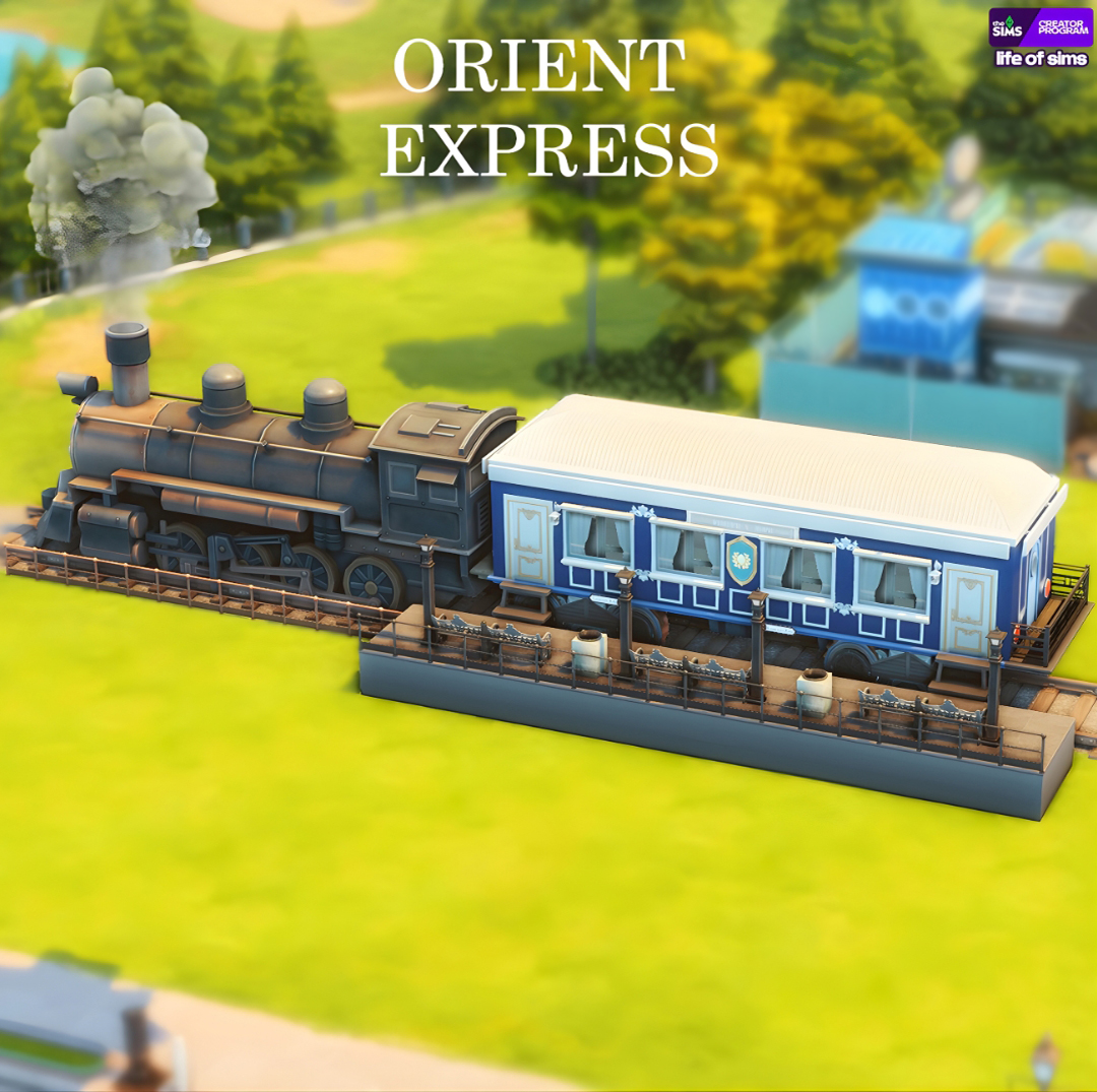 All aboard the Orient Express 🚂
I recreated a piece of this iconic train in The Sims 4—bringing a touch of luxury, history, and timeless elegance into the game. 
Who's ready for the journey? 🌍

#SimsPartner #TheSims4 #SimsBuild #OrientExpress