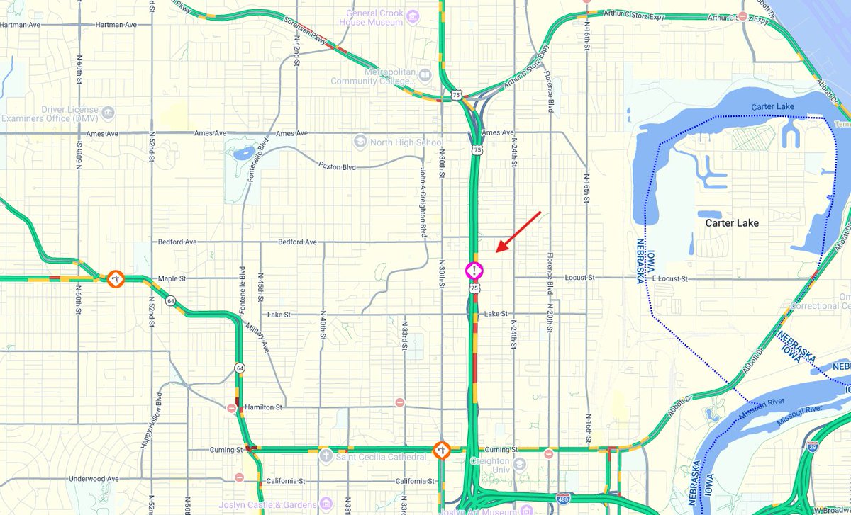 Omaha Highway Conditions tweet media