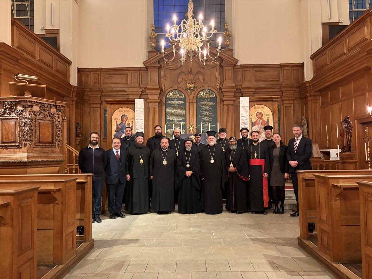 BishopAngaelos's tweet photo. A joyous and historic gathering at @TheSanctuaryCDL this week of our newly formed ‘Network of Orthodox and Eastern Churches’ for its first meeting, which presented an opportunity for the strengthening of relationships between our Churches, and the possibility of collaboration and cooperation across issues that impact our communities.

Our Shared Vision:
“To witness together to the Apostolic Faith of Christ as preserved in the Eastern Christian Traditions, fostering visible love, deeper understanding, and united service among our Churches for our communities, and to wider society”

This is in the spirit of 1 Peter 4:10, “As each one has received a gift, minister it to one another, as good stewards of the manifold grace of God.”

This is not a place to resolve theological or doctrinal differences, but to focus on what we can and should do together in and through that which binds us.

After a very positive and hopeful meeting, we look forward to the coming steps in our fraternal journey.
