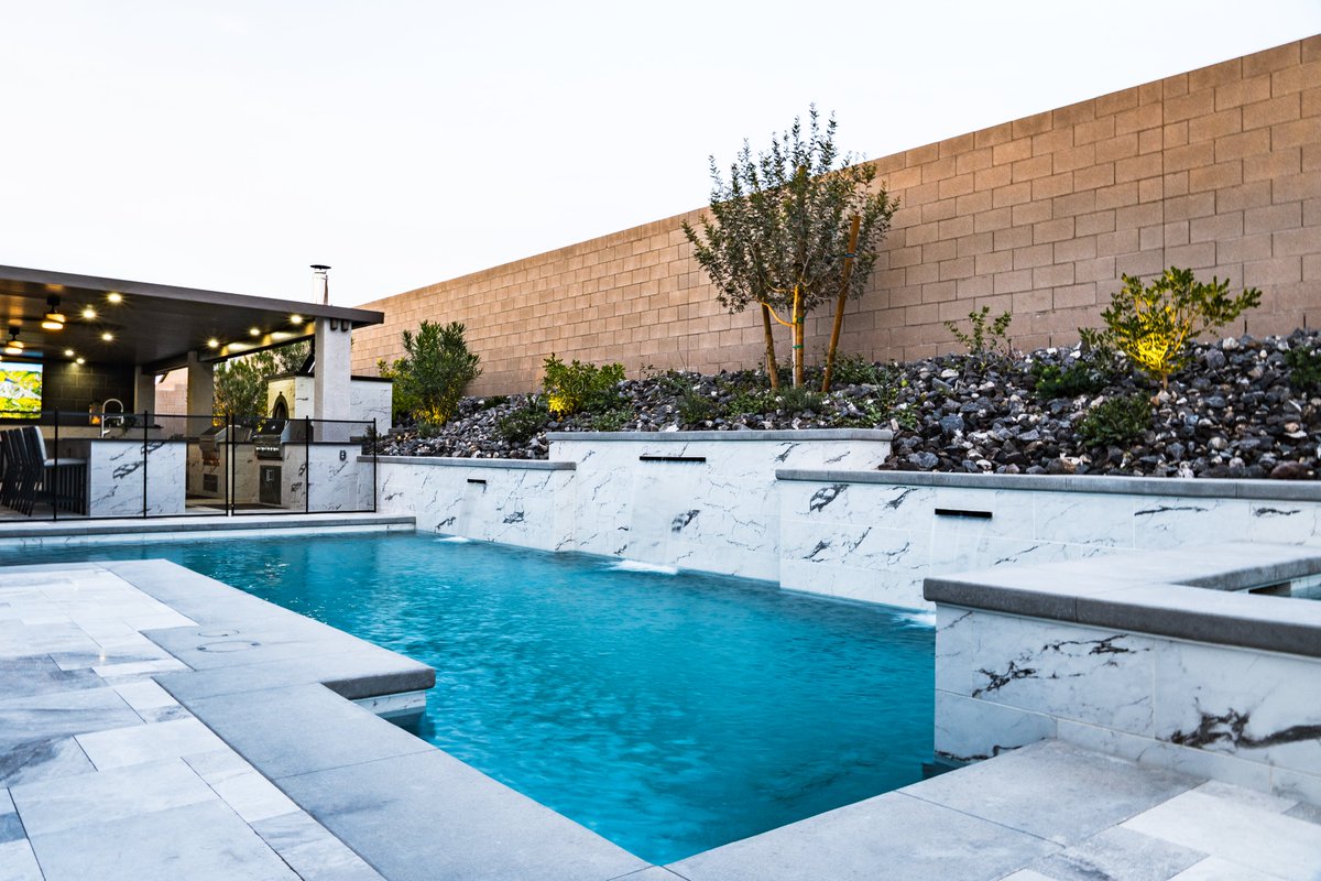 DSGPoolsLV's tweet image. @DSGPoolsLV 
Jump in to YOUR backyard design with us today. Reach out to us on your socials, our website, or simply call us here at our showroom to schedule a free design consultation.  #pooldesign #luxurybackyard #landscapedesign #lvpoolconstruction #poolrenovation