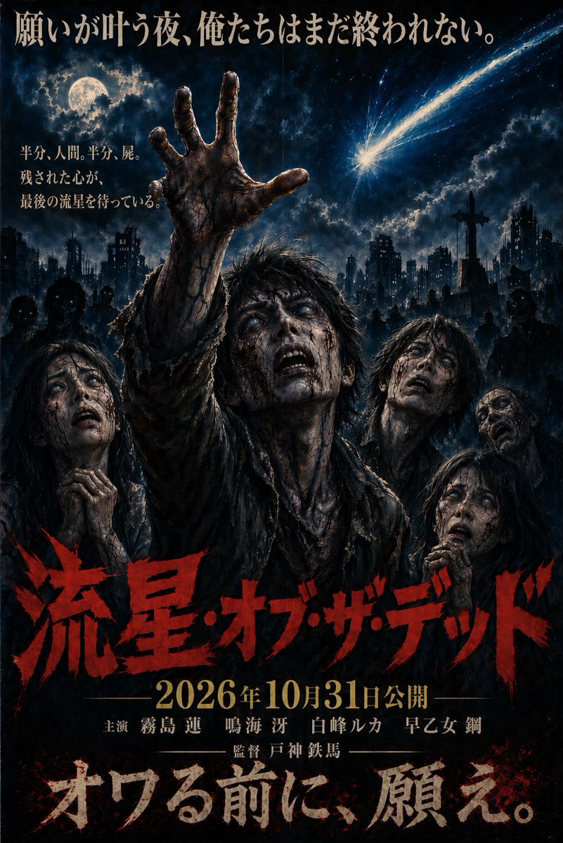 誰かに刺さって欲しい、俺の大好きな世界観🧟‍♂️笑