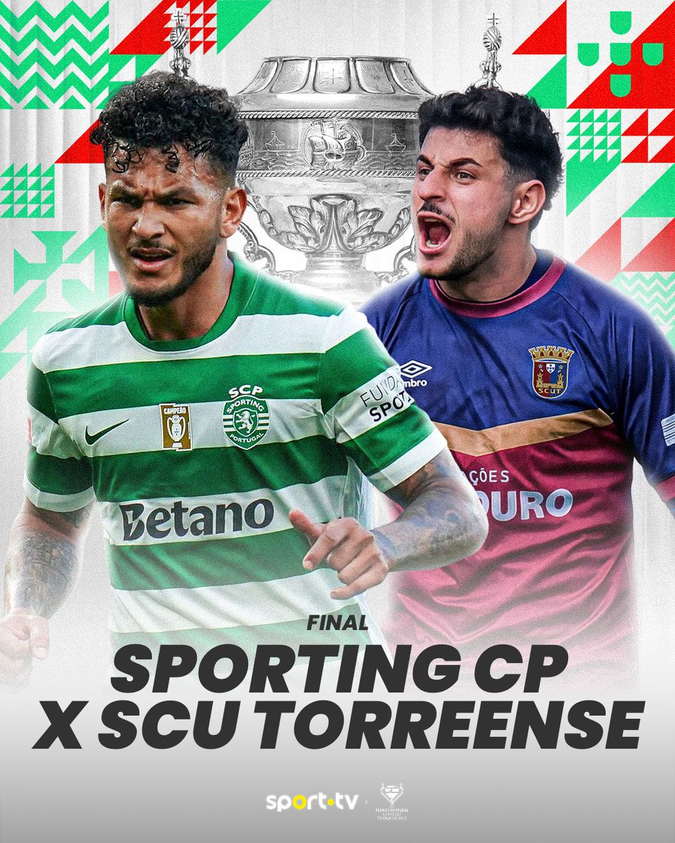 Final da Taça de Portugal: Here we go 🔜

Quem vai ser o grande vencedor? Sporting CP ou SCU Torreense?

#sporttvportugal #TAÇAnaSPORTTV #TaçadePortugal #SportingCP #SCUTorreense