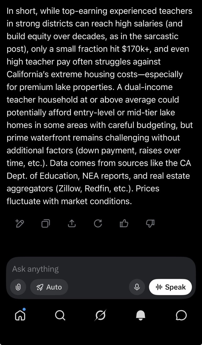 dirty_bird5's tweet photo. @cryptoPaulRudd @guoliangtjia @CurtisDaly_ Do they also teach you to make wild assumptions?  Highly unlikely a teacher, even in California, is buying a lake house.

Smh, people just type any ole bullshit https://t.co/chqgcq6pXQ