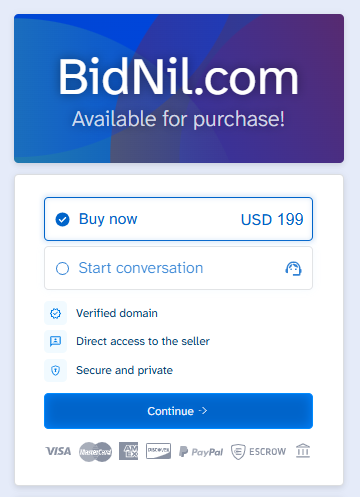 ahmad_alhazem's tweet image. J U S T  F O R  199$

BidNil.com is Available.

Short, sharp, and built for bold ideas ⚡

A unique name for auction platforms, AdTech, or next-gen pricing models.

• 6-letter brandable
• Strong commercial signal
• Memorable &amp;amp; flexible

#startup #fintech #adtech