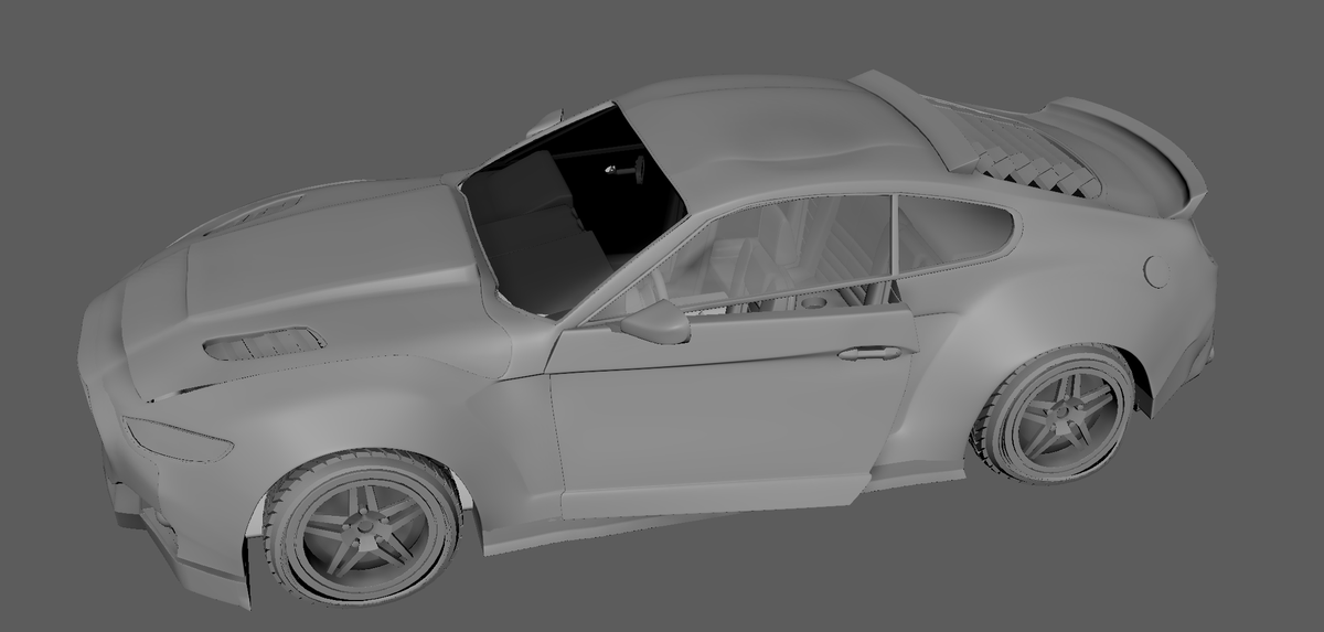 DAugust1793's tweet image. Just some additional angles of the mustang all chewed up for the scene in AutoDesk Maya

#auto #damaged #wrecked #crash