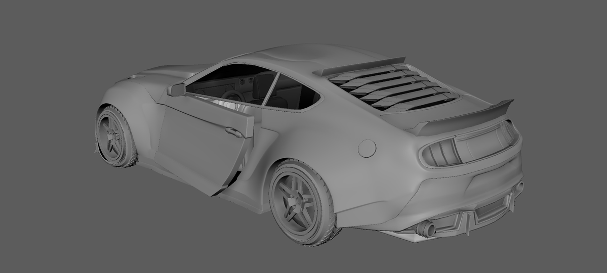 DAugust1793's tweet image. Just some additional angles of the mustang all chewed up for the scene in AutoDesk Maya

#auto #damaged #wrecked #crash