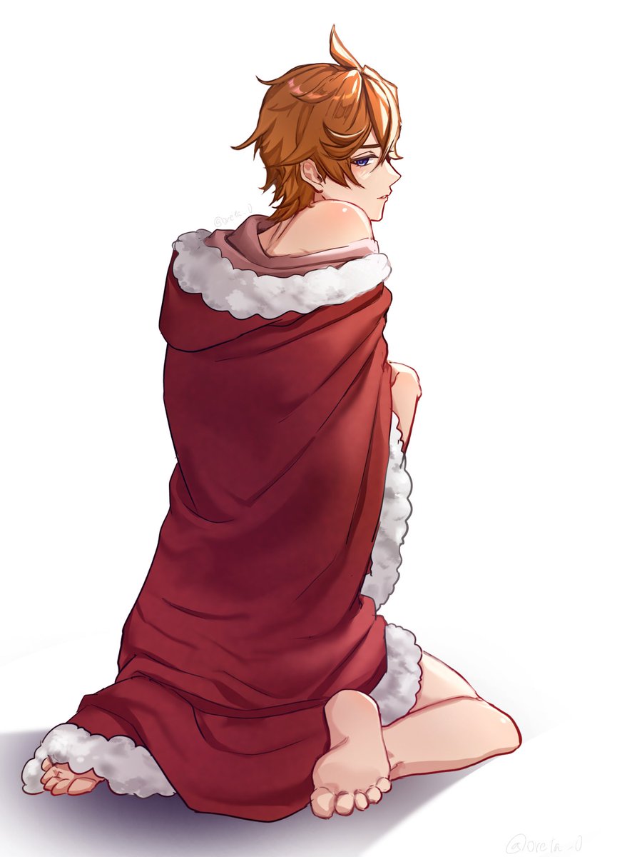 タルの真っ赤な上着の下