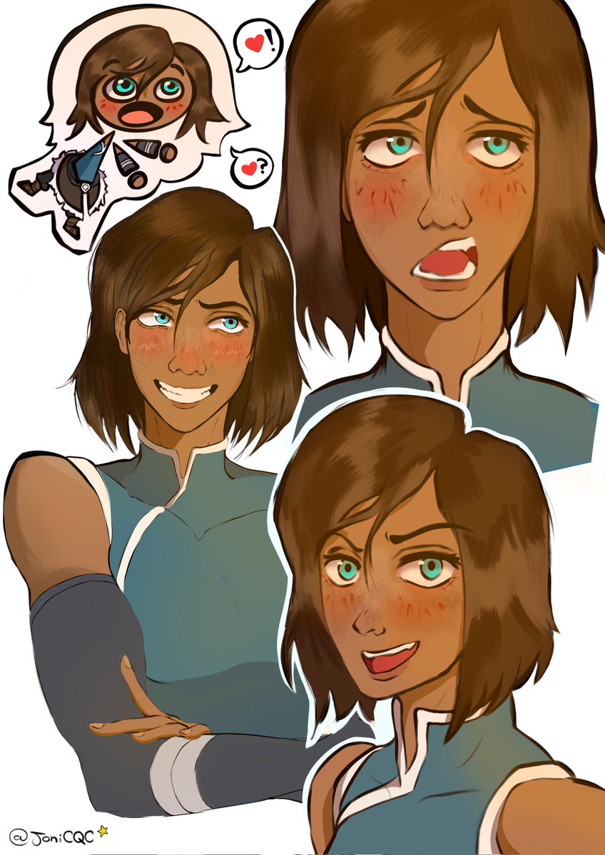 Korra gets flustered around Asami 
#thelegendofkorra