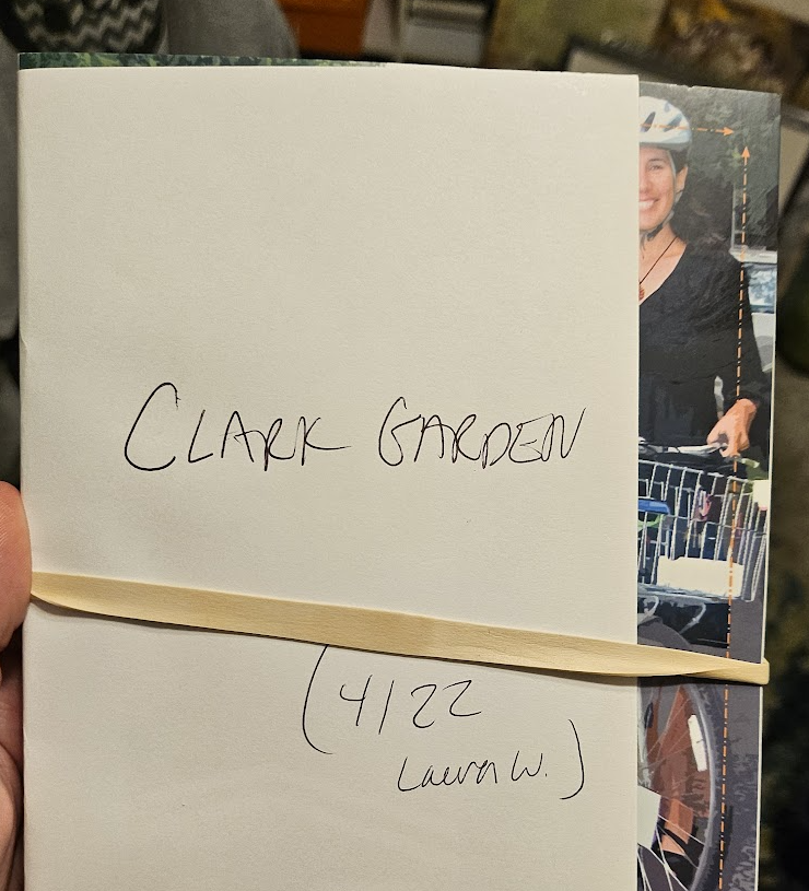 ta1lwind's tweet photo. got a free book from the library and they accidentally wrote my last name as garden. a beautiful omen https://t.co/qhfHjHGPTx