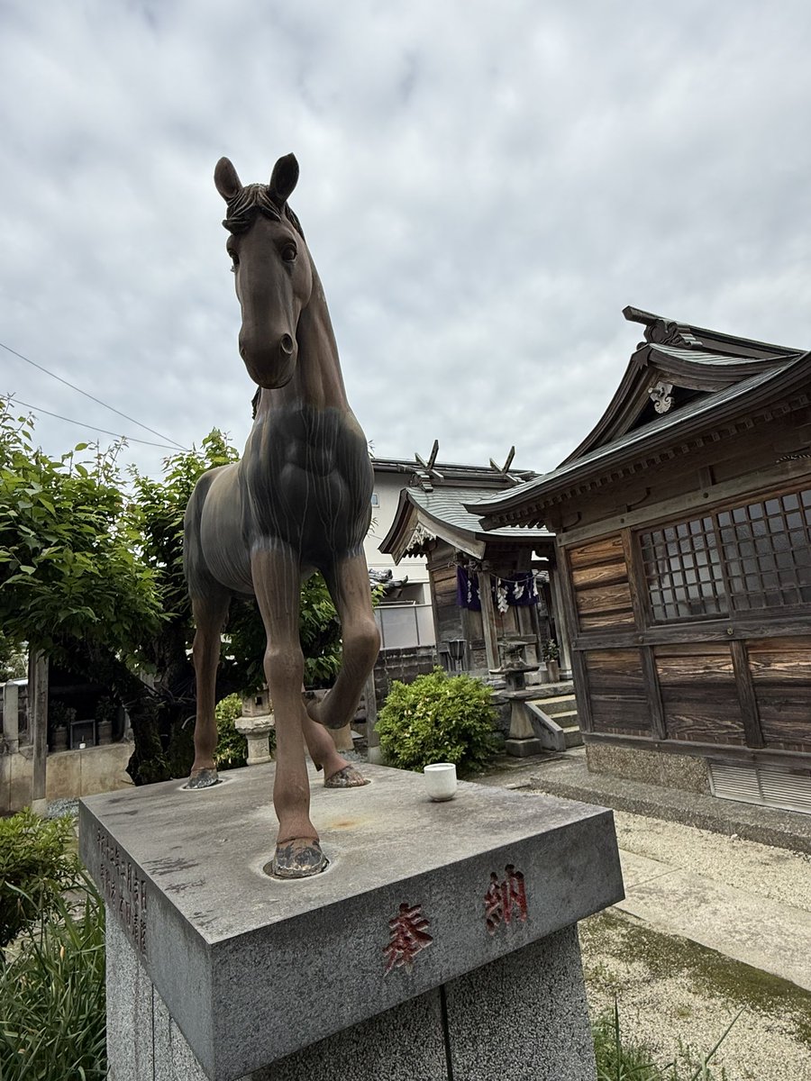 org_m8d's tweet photo. 下馬神社(横手菅原神社)
再び参拝に上がることができました。
午年になって初めての参拝。
今日も大吉❣️
#下馬神社　#熊本市 https://t.co/8Q1eBwBVHu
