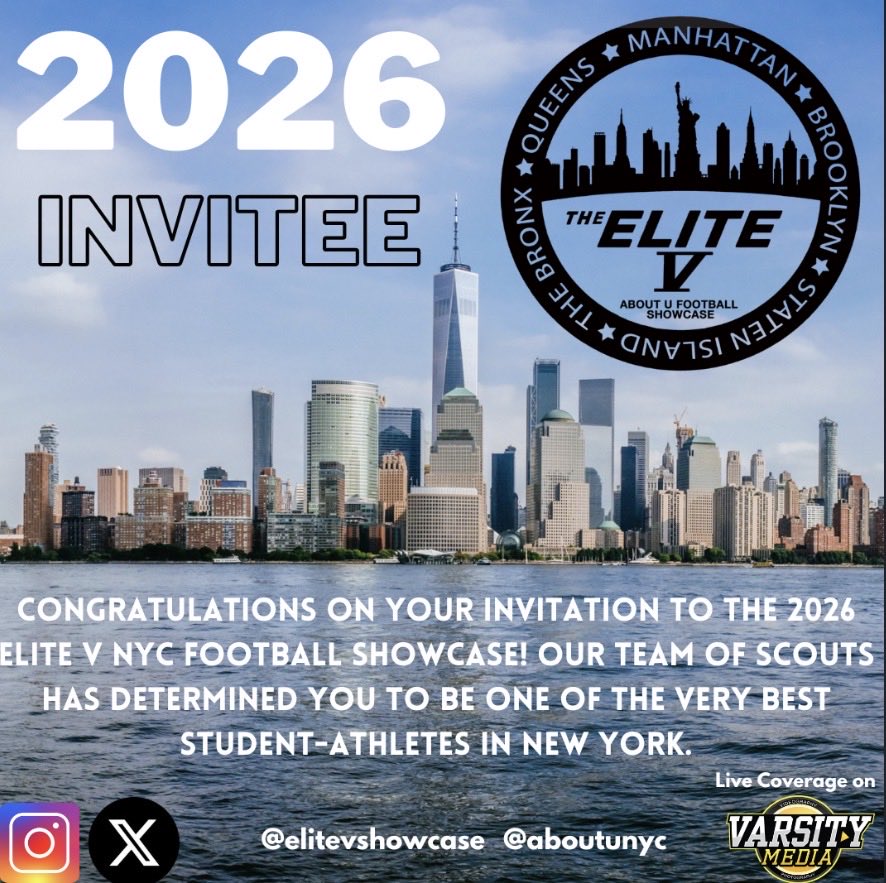 OliverPulido09's tweet photo. Thank you for the invite @VarsityMedia @EliteVShowcase @AboutUOutreach https://t.co/Tv18W2vhtf