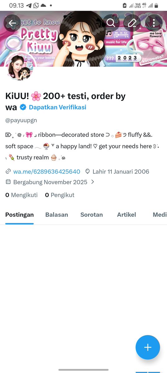 KiUU! 🥗 200+testi order by WA only tweet media