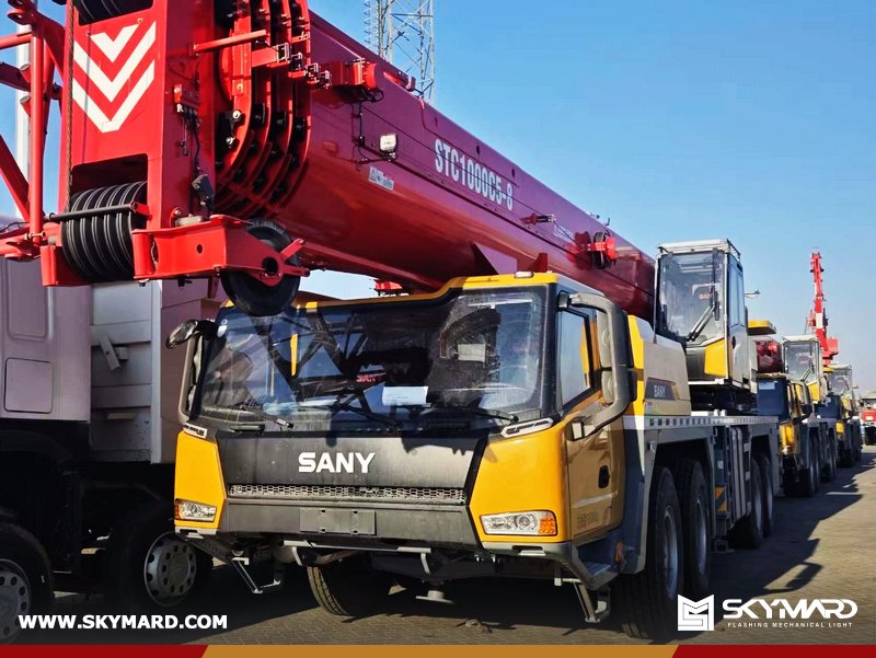 skymard's tweet image. SKYMARD exported 3 SANY STC1000C5-8 truck cranes to Colombia 🇨🇴🏗️100T lifting capacity with powerful YUCHAI engine 💪
Built for high-efficiency heavy lifting ⚙️
📧 Email: export@skymard.com
 #SANY #TruckCrane #HeavyLifting #ConstructionEquipment