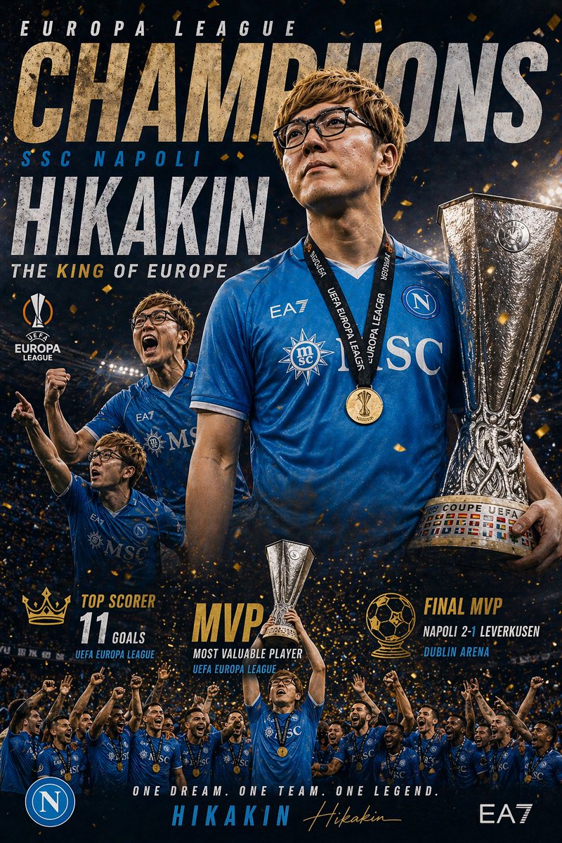 amazon0428ABC's tweet photo. もしもYouTuber HIKAKINがサッカー選手になったら…
#HIKAKIN
#onicha
#ai https://t.co/B5Z3Qw8Nwm