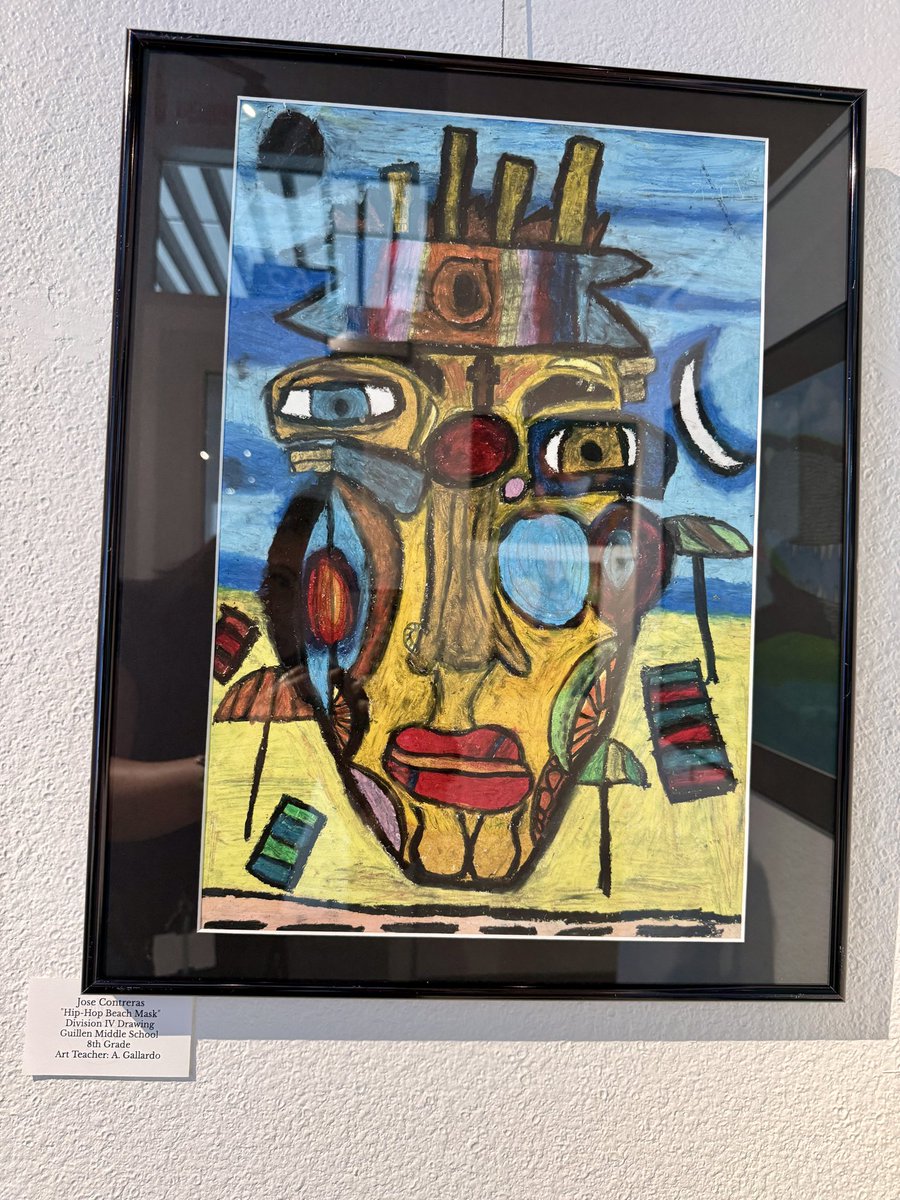 AleMaestraArtes's tweet photo. Grizzly Nation at 2026 District Art show @Guillen_Middle #AccountabilityEqualsLove #BreakTheCycle https://t.co/usFRASJMDN