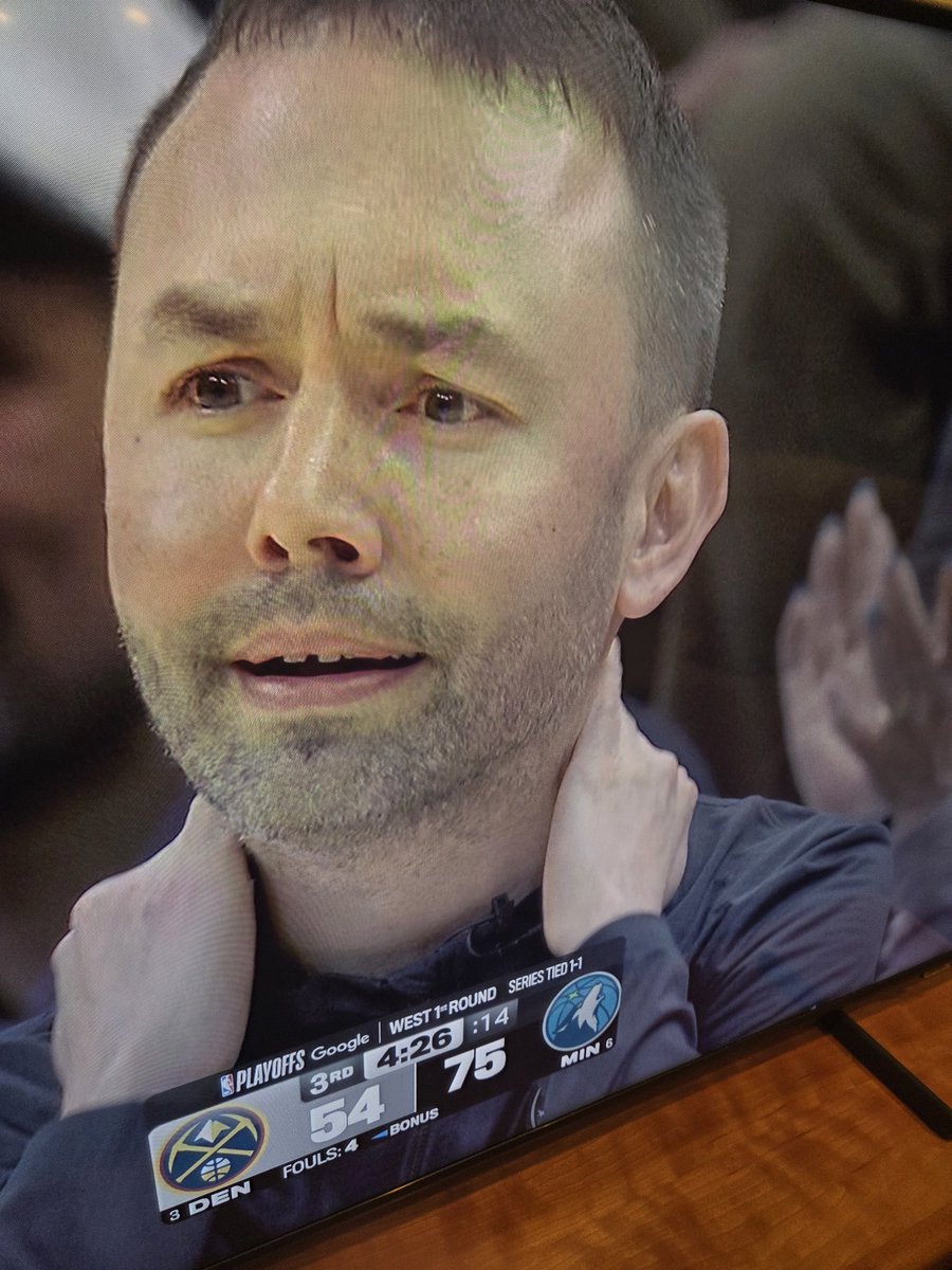 Minnmoose's tweet photo. What? Me worry?#nbaplayoffs https://t.co/63HjSIhV7Y