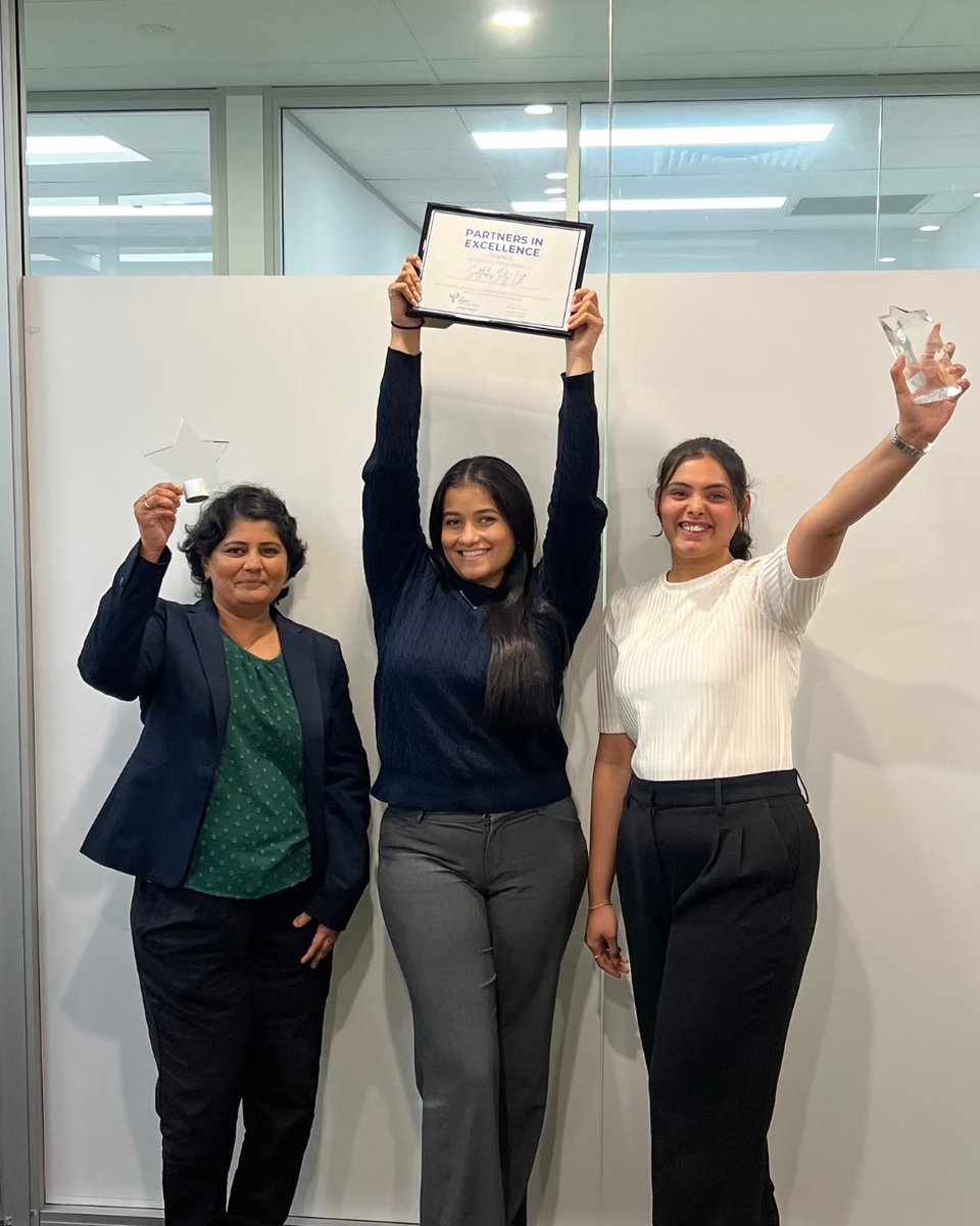 SoftLabs11's tweet image. Proud moment for SoftLabs 👏

Honoured to be named the 2025 Partners in Excellence Digital Award winner by The Youth Partnership.

Driving real-world impact through digital innovation and student placements.

#SoftLabs #DigitalExcellence #AwardWinner #Innovation