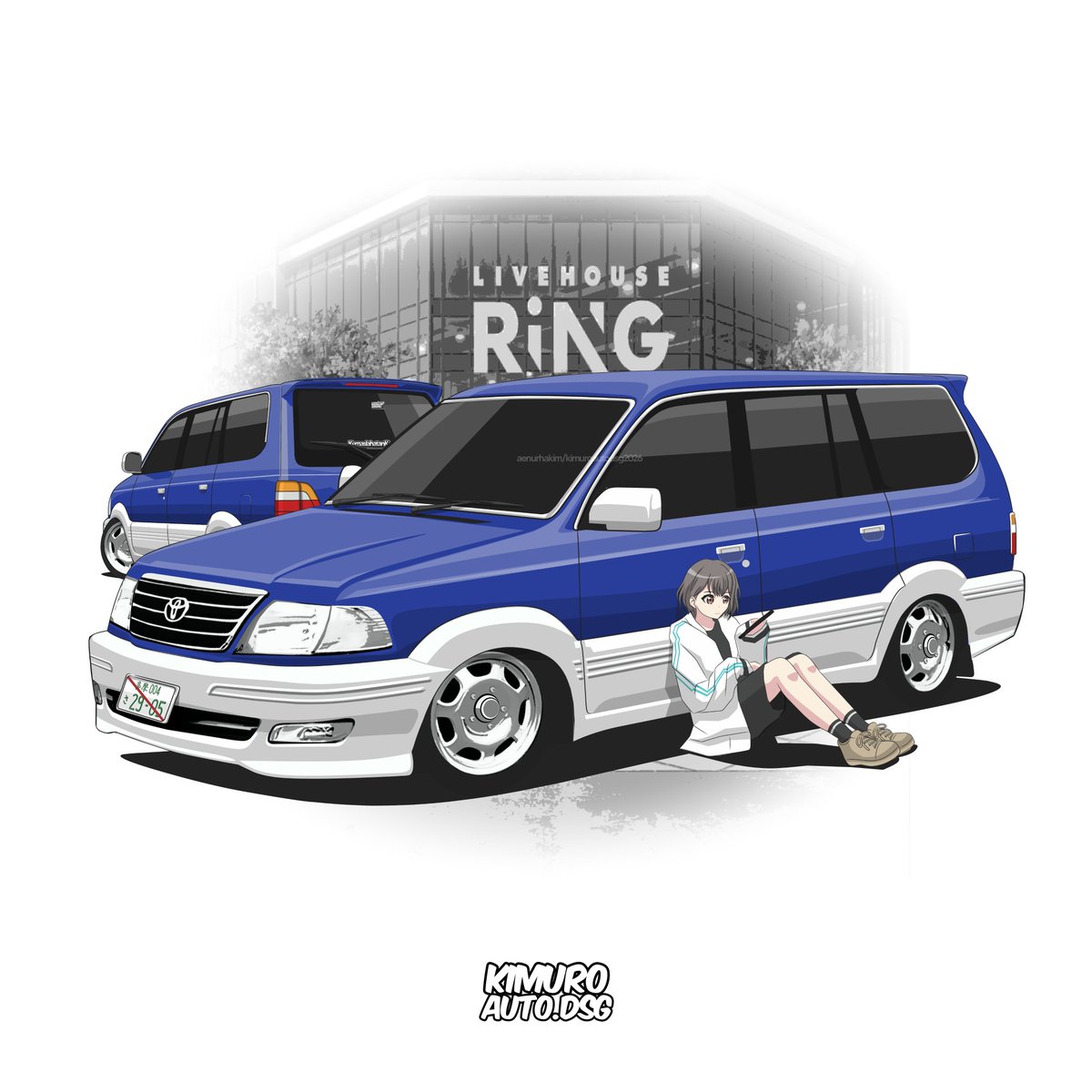 AenurHakim31's tweet image. トヨタ Kijang Krista x 高松燈
.
.
#トヨタ #kijang #krista #bangdream #bandori #バンドリ #mygo #高松燈