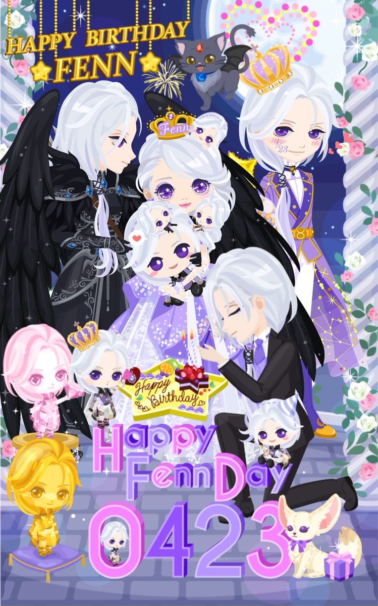 toposaur's tweet photo. Happy birthday, Fenn!!! 💜💜💜 
#HBDFenn #フェン・モデア誕生祭 https://t.co/2H5ol5iubJ