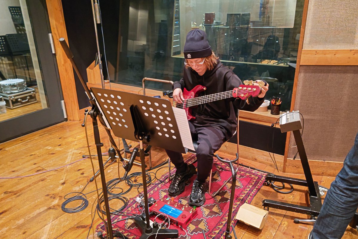 marinadelray530's tweet image. On Bass “IKUO”

こちらも日本一忙しいヘーシストと
言っても過言ではない！🎸

バンマス！宜しくっす！

#Recording
#Bass
#IKUO