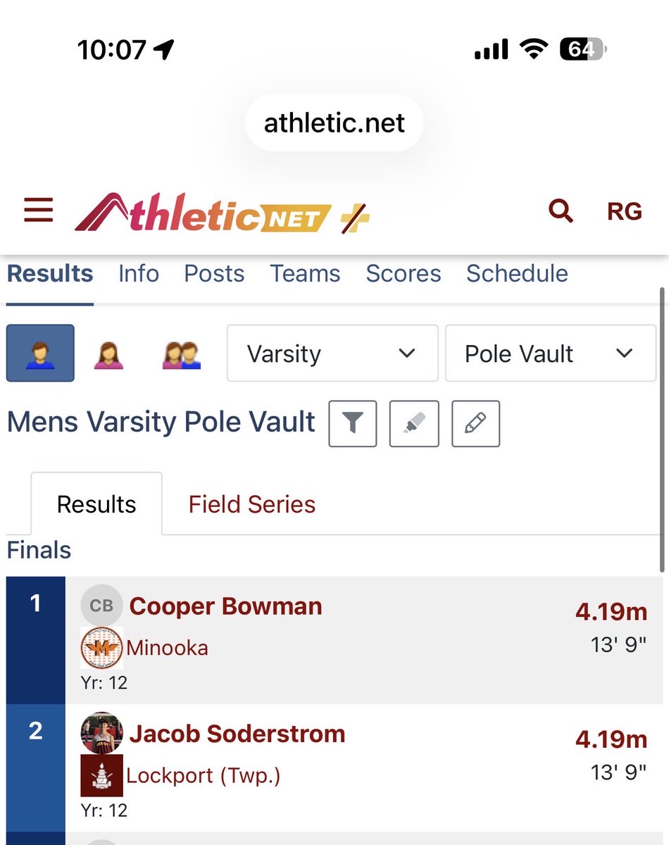 Lockport Township Track and Field tweet media
