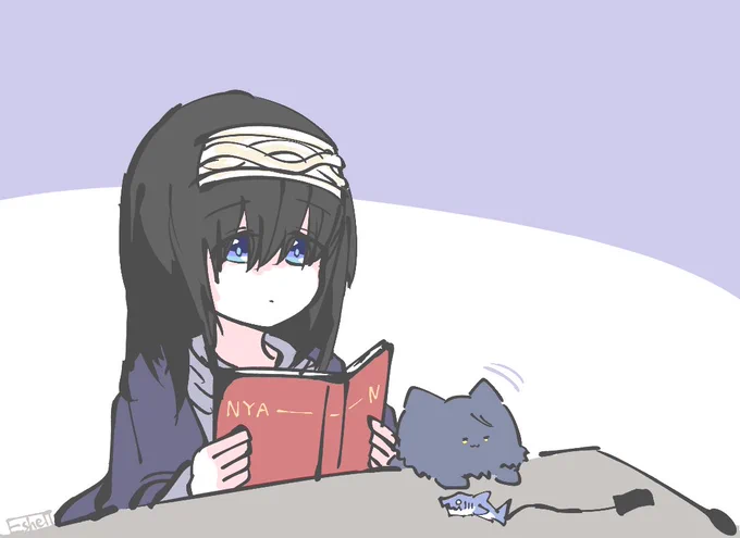 文香さんと誰かに似てる猫です