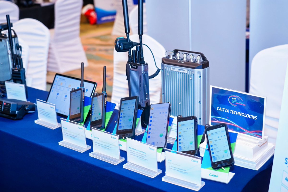 CalttaTech's tweet photo. 23 April 2026 — Caltta Technologies, showcased its latest Mission Critical Services (MCX) suite and integrated emergency communication solutions at Critical Communications Asia 2026.
Learn more: https://t.co/mhOw4aPtJ0
Contact us: sales@caltta. com

#MissionCritical #MCX https://t.co/FNaxnpQoax