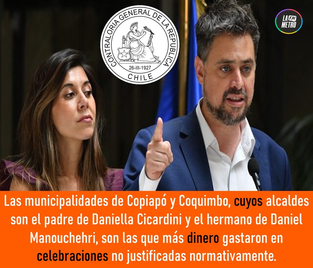 Los Cicardini y "Manucheri".. una Familia de Corruptos.
Bájense el Sueldo y las Asignaciones, están en el 1% más rico de Chile. Asquerosos.
<a href="/Dani_Cicardini/">Daniella Cicardini</a> <a href="/danimanouchehri/">Daniel Manouchehri</a> <a href="/biobio/">BioBioChile</a> <a href="/Cooperativa/">Cooperativa</a> <a href="/PCdeChile/">Partido Comunista de Chile</a> <a href="/elfrente_amplio/">Frente Amplio Chile</a> <a href="/joseantoniokast/">José Antonio Kast Rist 🖐️🇨🇱</a> <a href="/Jou_Kaiser/">Johannes Kaiser</a> <a href="/T13/">T13</a> <a href="/elliberocl/">El Líbero</a>