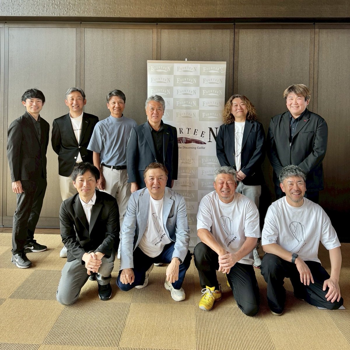TAGOOOOO's tweet photo. 「第一回14CLUBゴルフコンペ」を無事開催することができました！！最高の天候に恵まれ、素晴らしい一日となりました

【14CLUBとは】
群馬県高崎市のゴルフメーカー、フォーティーンのクラブを愛し、その性能と美学に惚れ込んだプレーヤーが集う、特別なラウンドコミュニティです。 https://t.co/PRDZLTynAo