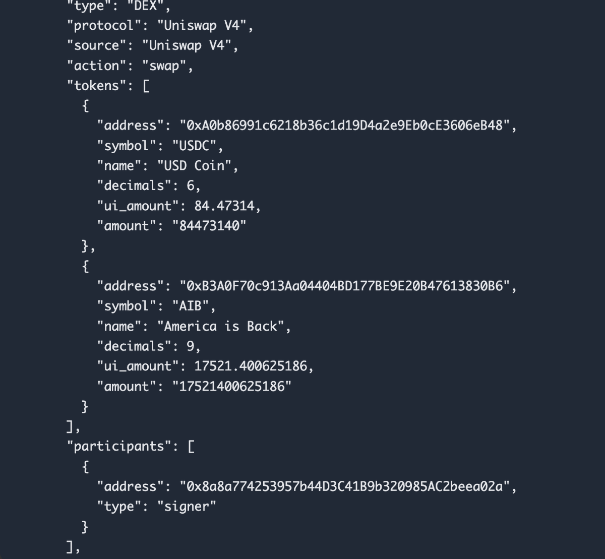 txdecoder_xyz's tweet photo. Streaming on-chain data is easy.

Making it usable in real-time? That’s the hard part.

Now you get:
→ streaming on-chain data
→ decoded events
→ unified schema
All at once.

Try Playground here https://t.co/Lm5tKziGNf https://t.co/J1mJ1sIIYk