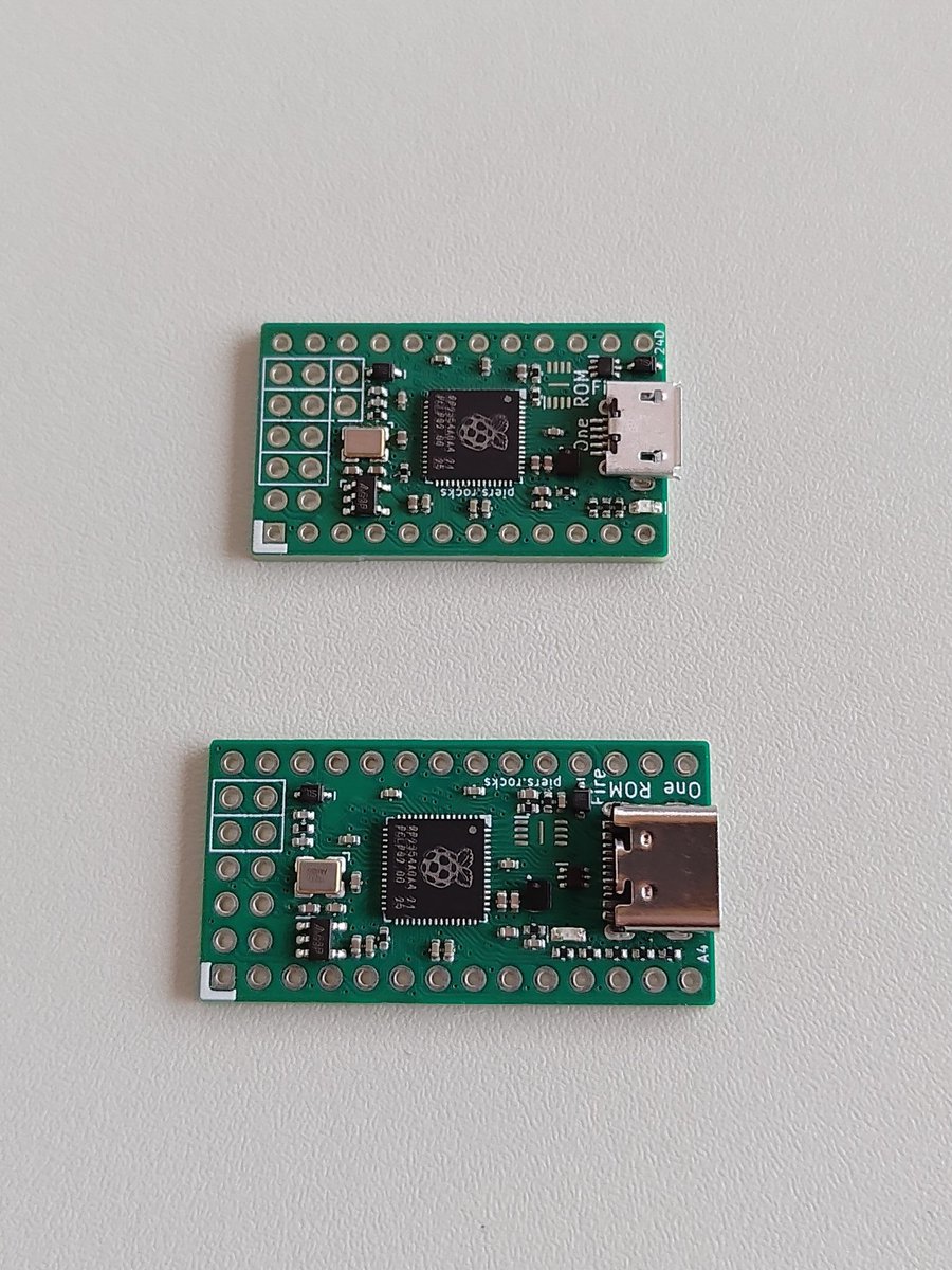 fx702p's tweet photo. 28pinUSB-Cの方はデバイス自体の動作は確���した（書き込むデータがないのでチェックは後日）。microBのまともなケーブルがないので24pinの方はあとで確認。 https://t.co/FzkTGGY5Bo