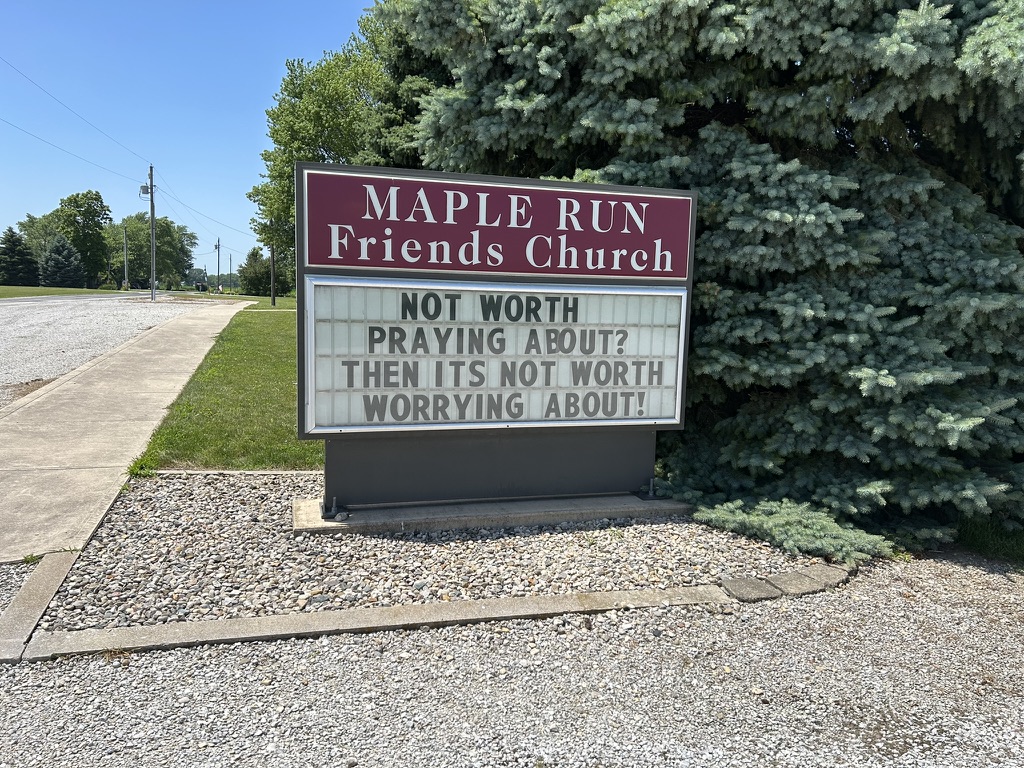 MarkWerling5's tweet photo. I've been reading about Margaret Fell and the early Quakers.  She died today in 1702.  

I only knew of them through history books until we moved to central Indiana.  There are a number of Friends churches in our area.  #Quakers #SocietyOfFriends https://t.co/BLp4IoBLDI