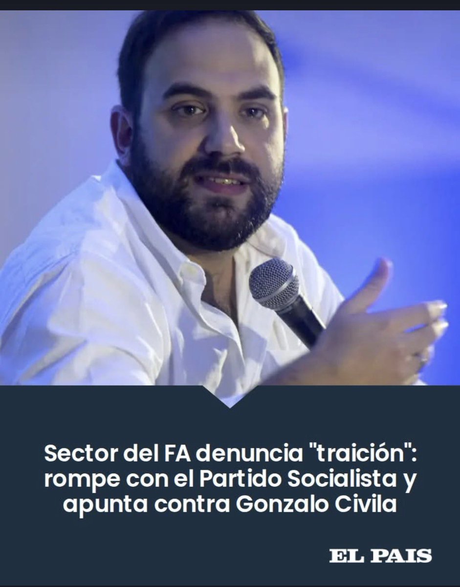 En el Frente Amplio ya no se discuten ideas, se discuten traiciones.
Rompen entre ellos, se acusan públicamente y después pretenden gobernar.
Si no pueden ordenar su interna, ¿cómo van a gestionar  un país ?