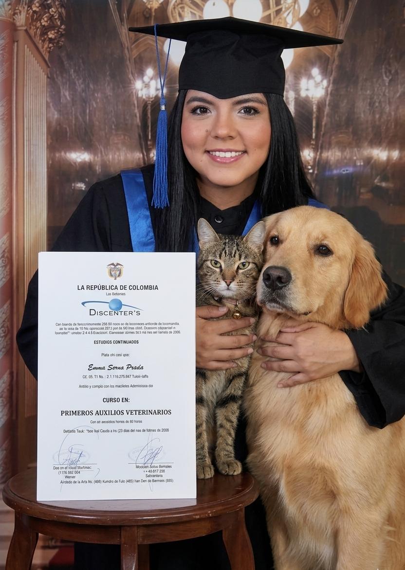 emma_sernaprada's tweet image. Cuidar es un acto de amor, pero también un compromiso con la vida. Lista para transformar el conocimiento en bienestar para quienes no tienen voz, pero tienen toda nuestra lealtad. 🐾⚖️ #Servicio #VidaAnimal #Gratitud